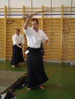 Sensei Olek wykonuje formê Iaido
